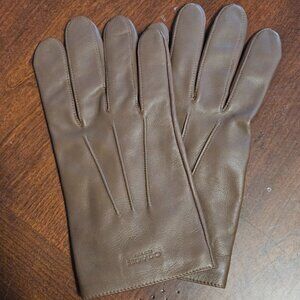Coach Leather Driving Gloves – XL – Tan – Excellent Condition